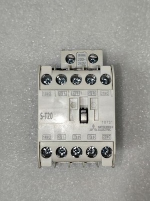 MITSUBISHI ELECTRIC S-T20 MAGNETIC CONTACTOR 20AMP COIL VOLTAGE 200-240V FAST