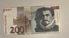 1 x 200 Tolarjev Slowenien Geldschein Banknote von 1997