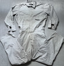 Magid FR Coveralls Mens Medium Gray Flame Resistant Workwear Cotton Nylon