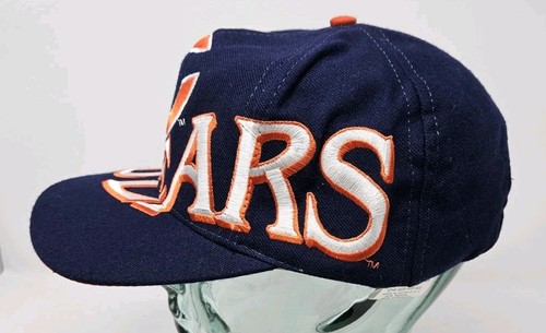 Raro De Colección Años 90 Chicago Bears NFL El Juego Big Side Logo Snapback Sombrero - Imagen 3 de 12