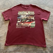 2025 Indy 500 T-Shirt Mens XL Racing Motorsports Indianapolis Motor Speedway Red