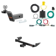 CURT Class 3 Tow Package Trailer Hitch, Wiring, Ball Mount - 13474, 56462, 45152