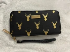 Simply Southern Wristlet Wallet Deer Head