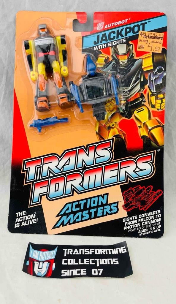 トランスフォーマーG1 Transformers Original G1 1990 Action Masters Jackpot MOSC Sealed