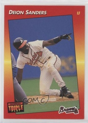 1992 Donruss Triple Play Deion Sanders #186 0c1q