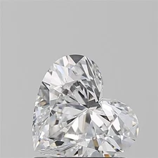 Cert. GIA 1.01 Carat Heart Cut Natural Mined Diamond Loose D color VS2 clarity