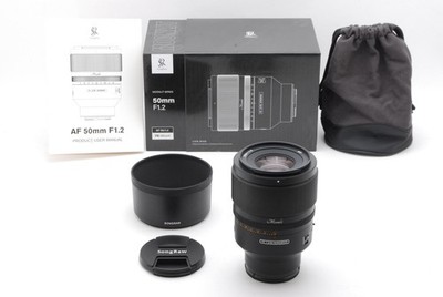 [Top MINT] Songraw 50mm f/1.2 Auto Focus Lens For Sony E Mount From JAPAN