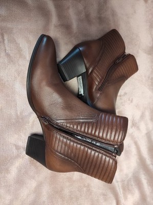 Gabor Damen Stiefel Gr. 39 | UK 6 Leder Stiefelette