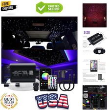 16W APP Fiber Optic Starlight Headliner Lights for Car  Home, 400pcs 0.75mm ...