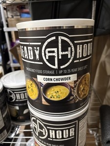 Ready Hour Corn Chowder Soup #10 Can 25 Year Shelf Life