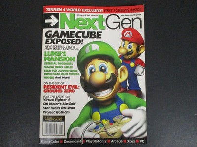 NextGen Magazine Aug/2001 #98 GameCube Luigi's Mansion Mario Gaming