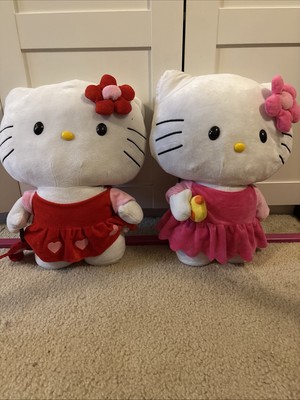 HELLO KITTY Valentine's Day and Easter  Sanrio Standing Plush 2013 2014
