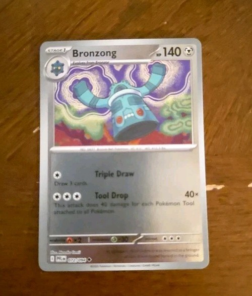 Pokemon TCG Bronzong 72/94 ME2 Phantasmal Flames Reverse Holo NM