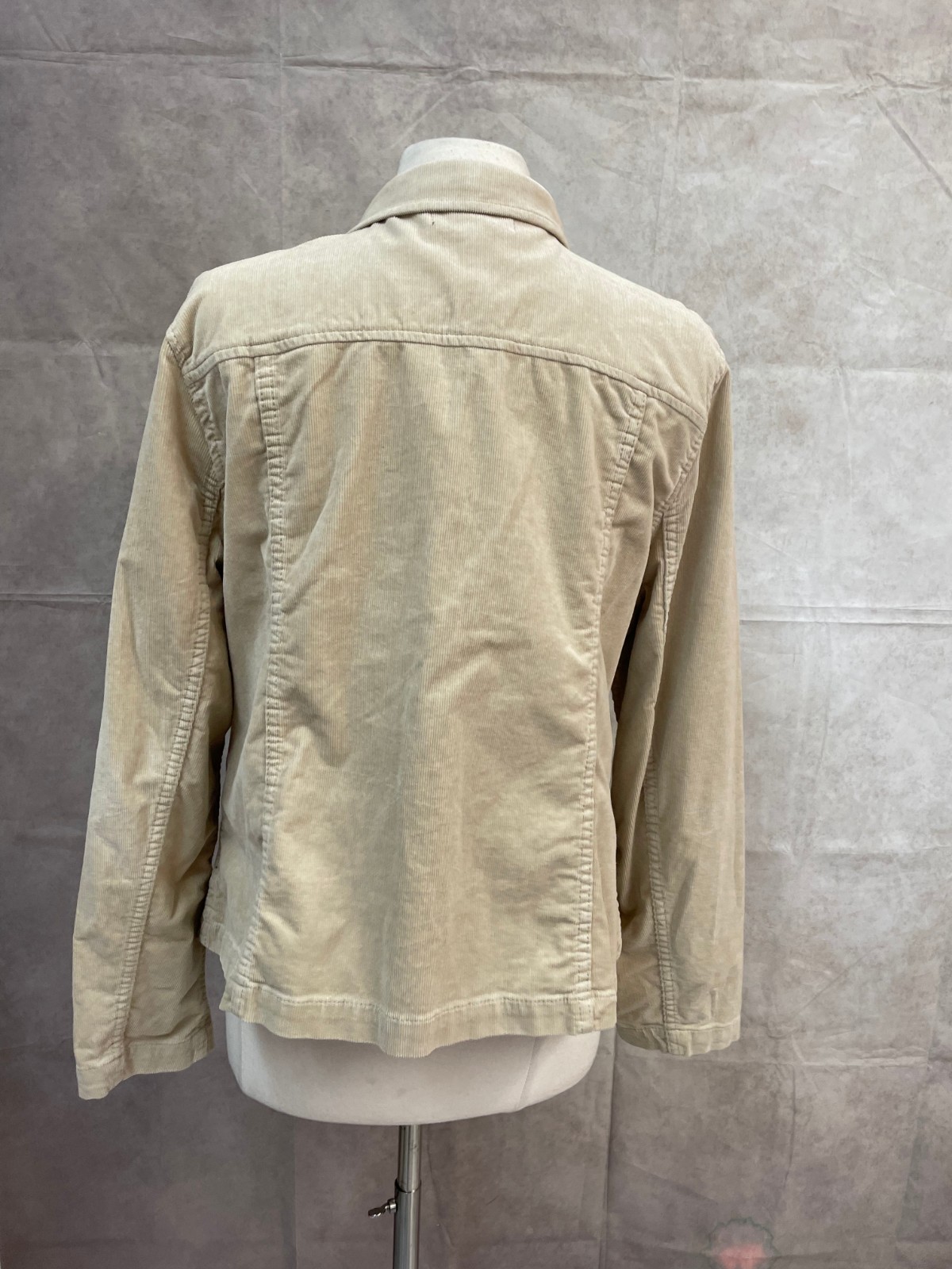 Relativity Women's Button Front Jacket Beige Size… - image 3