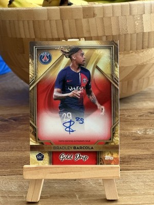   PSG Bradley Barcola ROOKIE Autogramm /5