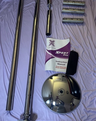 #ad Xpert Pro PX Professional Spinning Stationary Pole Stainless Steel 45mm Full set $615.00