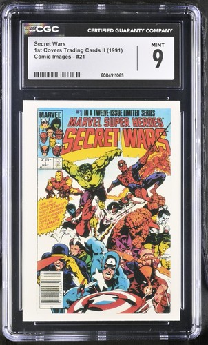1991 Secret Wars 1st Covers Marvel Comics Presents Card #21 CGC 9 MINT