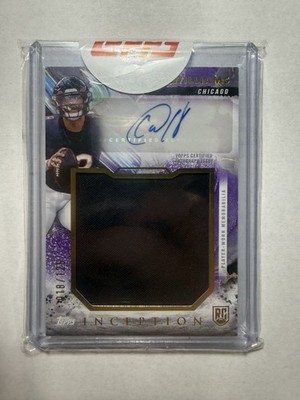 2024 Topps Inception - Rookie Patch Auto Caleb Williams 18/125 Jersey Match