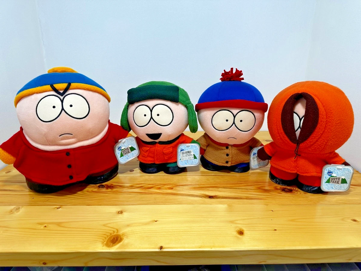 Lot De 5 Peluches South Park - Vintage, Certaines Neuves Avec étiquettes