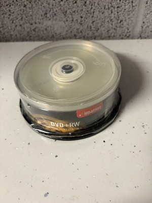 imation DVD+RW Disc 4,7GB 4x Speed Re Writable BRANDNEU VERSIEGELT (25 Discs)