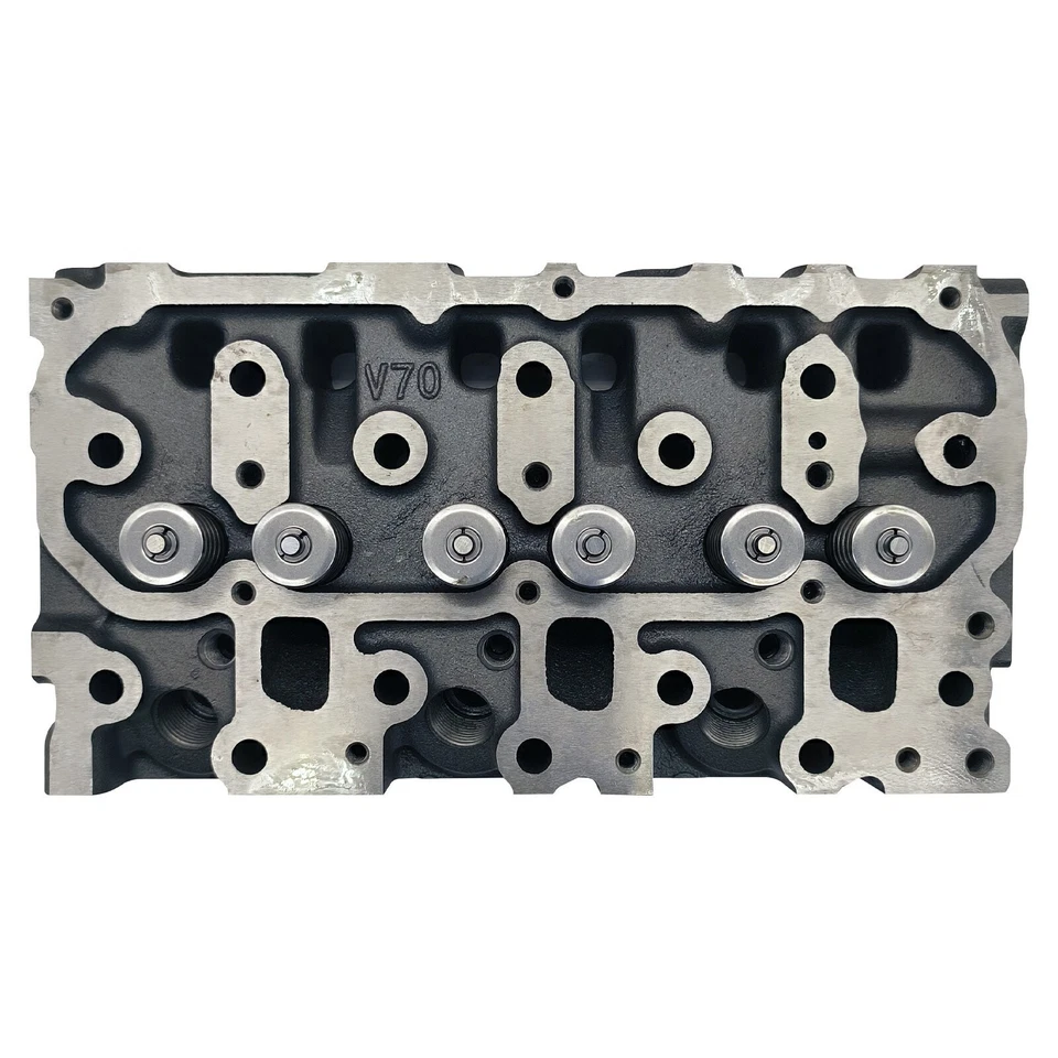 Cylinder Head W/Gasket Fit For Yanmar 3TNV70 3TNV70-ASA 3TNV70-HGE 119515-11750 - Image 2 of 4