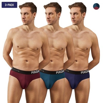 Macho Genie Classic Premium Soft and Breathable Modal Briefs (Pack of 3)