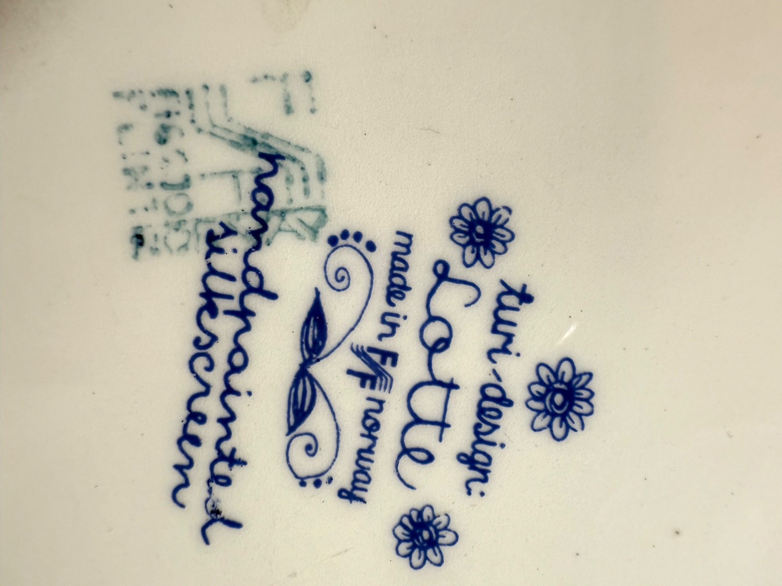 Vintage Figgjo Flint "Lotte" Turi Design Norway 2-Tier Server | Mid-Century