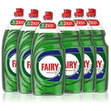 Fairy Original Kitchen Dish Washing up Liquid Clean Detergent -pack of 6 X 900ml 4.81 per litre