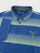 Under Armour Polo Shirt Large Loose Fit Performance Golf AT&T Byron Nelson