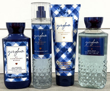 NEW Bath Body Works GINGHAM 4pc Set FREE SHIPPING