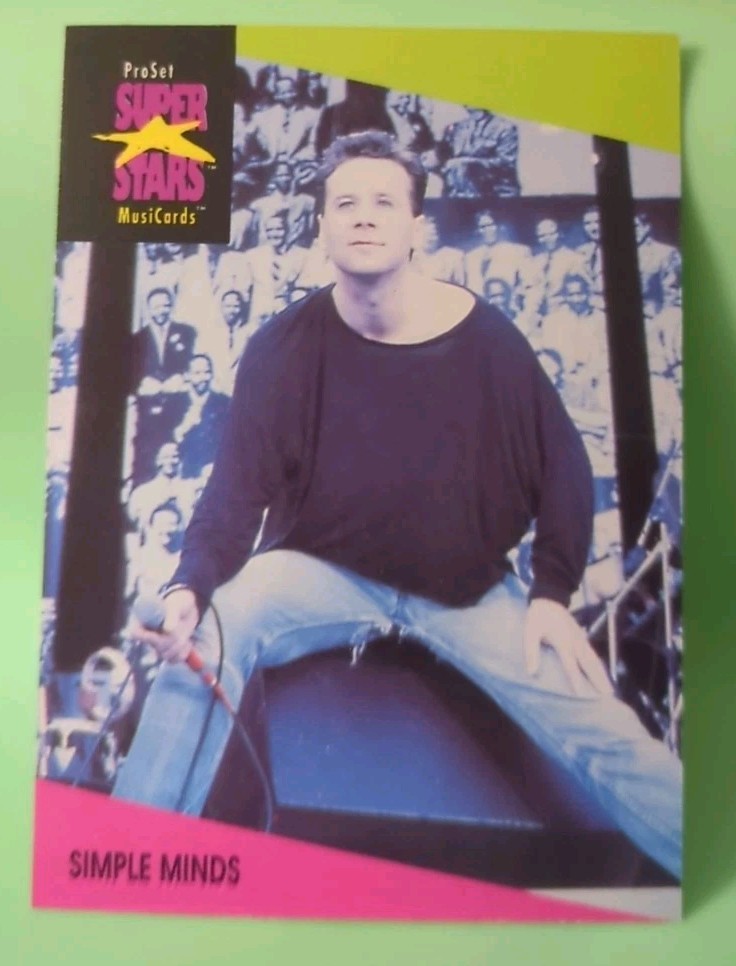 1991 Pro Set SuperStars MusiCards #94 Simple Minds