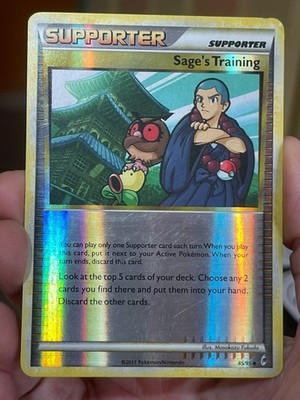 POKEMON SAGE TRAINING 85/95 UNCOMMON REVERSE HOLO CALL OF LEGENDS HP CARD