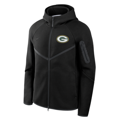 Nike Green Bay Packers ウォームアップジャケット Nike Green Bay Packers Tech Fleece Jacket Raglan Full-Zip