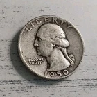 1950-P VF Washington Quarter 90% Silver #1