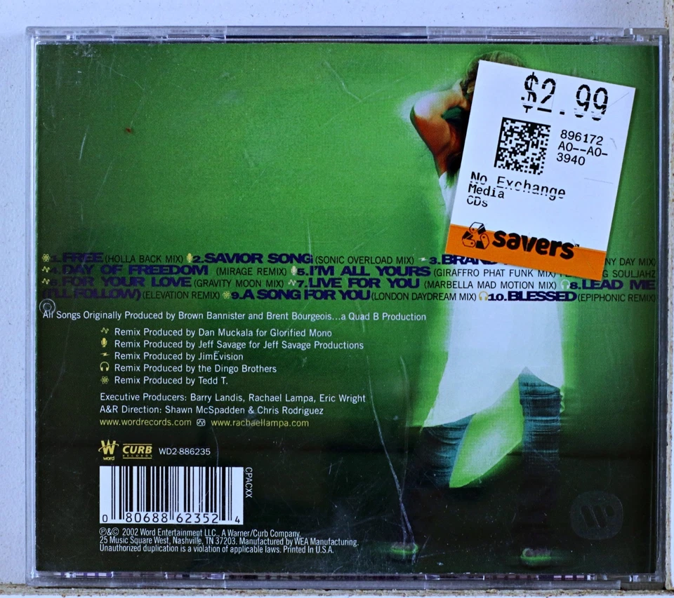 Rachael Lampa - Blur (CD 2002) Foto 2 de 2