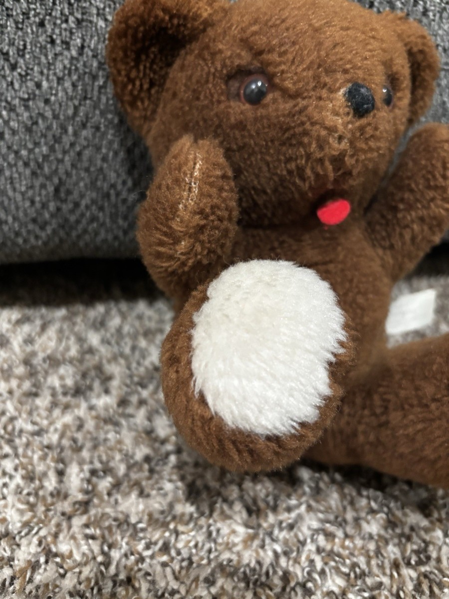 Vintage Knickerbocker Teddy Bear Brown Plush 7