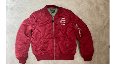 その他 Anti Social Social Club ALPHA INDUSTRIES Anti Social Social Club x Alpha Industries MA-1 Bomber Jacket Red