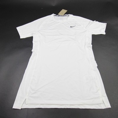  Nike Dri-Fit Short Sleeve Shirt Men's White New with Tags 2XL