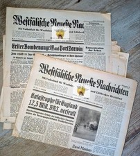 4 x WESTFALSKIE NAJNOWSZE WIADOMOŚCI Lübbecke 1941/1942 Rahden pr. Oldendorf