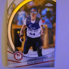 Topps Chrome 2026 Olympic Paralympic Dani Aravich #129 Skiing United States