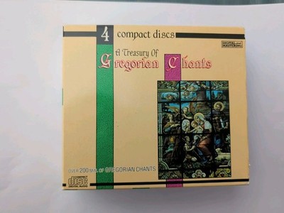 A Treasury of Gregorian Chants 4 CD Box 