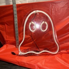 Pac-Man Ghost Wall Decor Light LED USB 12"