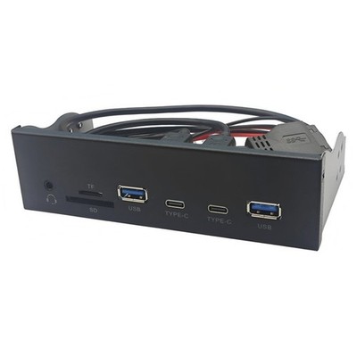 Front Panel USB 32 Gen1 5Gbits USB A Audio Card Reader Kompakt Konverter Gerät