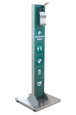 Hand Sanitiser Disinfection Station Elbow Operated