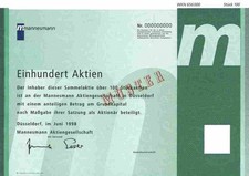 Mannesmann 1998 Düsseldorf ESSER Vodafone Arcor Otelo D2 Mobilfunk 100er Blanko