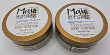 Maui Moisture Hair Styling Lightweight Curls Flaxseed Edge Control 3oz Pack of 2