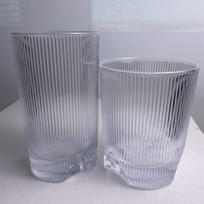 Schott Zwiesel Allround Fave Tumbler Modern Tumblers with Fluted Rim (10oz/6oz)