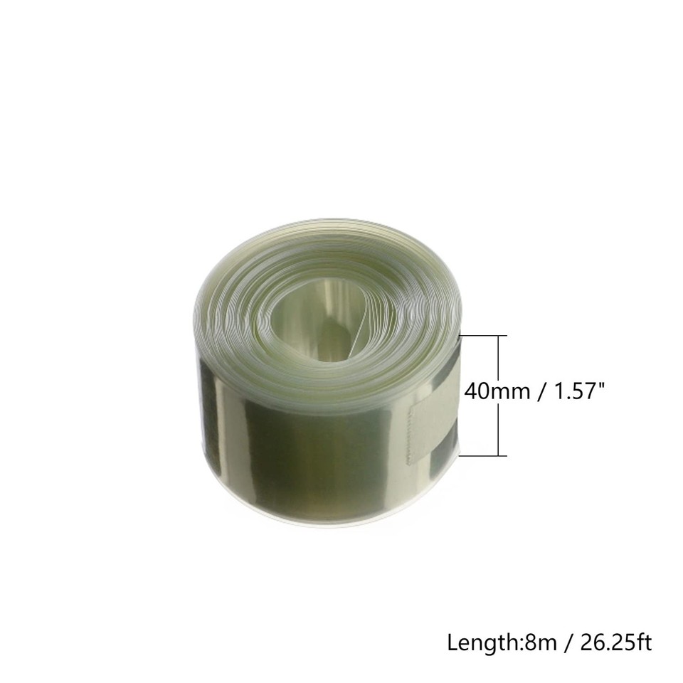 Othmro Kit di tubi termorestringenti per batteria da 16,4 m, tubo termoretraibile in PVC, isolamento in larghezza di appiattimento da 1,2 pollici, protezione per cavi per tubi industriali per