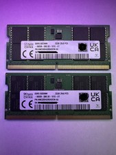 64GB 2x32GB SK hynix DDR5 5600MHz PC5-5600B SODIMM Laptop RAM 2Rx8 HMCG88AGBSA