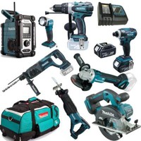Makita DCS551 Rtj HandkreissäGe 18V Combo Kit Inkl. DMR107 DHP458 DTD152 +++